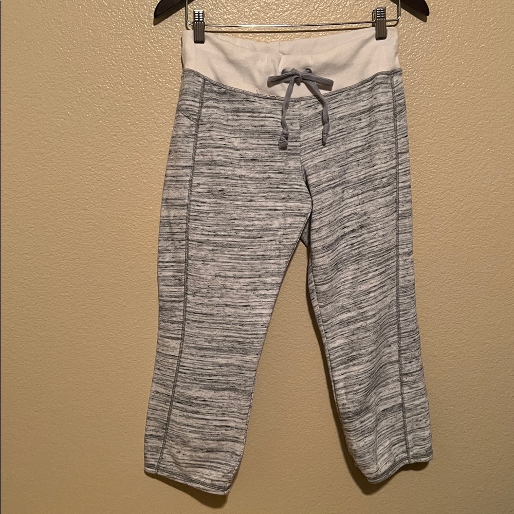 Zella Gray and Cream Track Pants
